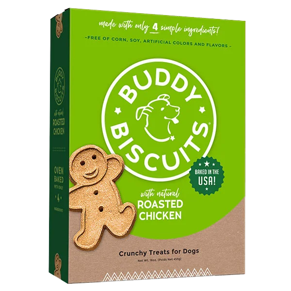 - Dog food for pregnancy and lactationBuddy Biscuits Healthy Whole Grain Oven Baked Treats: Roasted Chicken