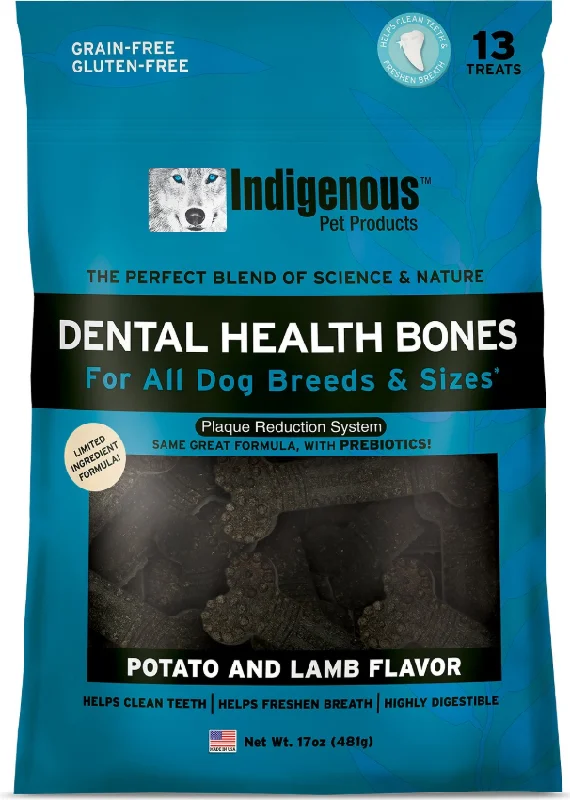 - Weight loss dog foodIndigenous Dental Health Bones — Potato & Lamb Flavor 17oz