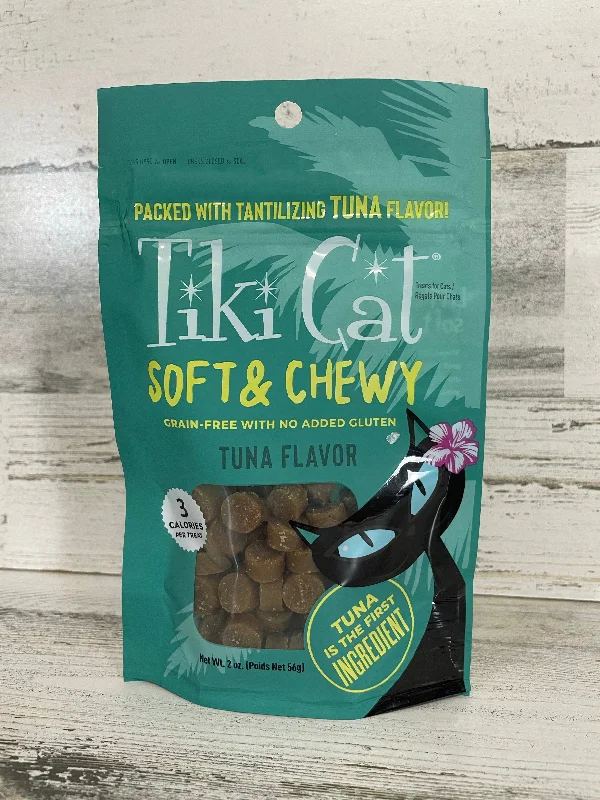    - Cat food nutritional analysis  Tiki Cat Soft & Chewy Tuna 2oz