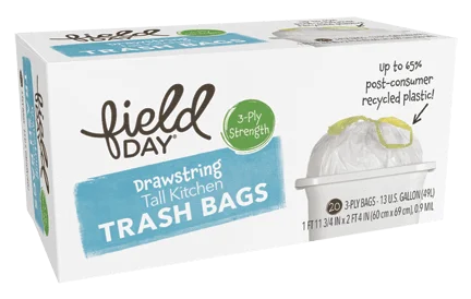 - Climbing pet constant temperature heating padField Day Drawstring Tall Kitchen Bags 20 Ct