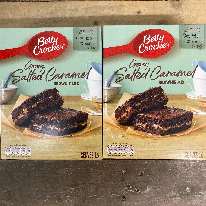 - Organic cotton dog bibs2x Betty Crocker Delights Gooey Salted Caramel Brownie Mixes (2x430g) - Organic cotton dog bibs2x Betty Crocker Delights Gooey Salted Caramel Brownie Mixes (2x430g)