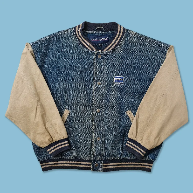 - Climbing pet constant temperature heating padVintage Denim Varsity Jacket XXLarge