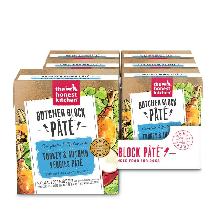 - Dog heart rate monitoring collarThe Honest Kitchen Butcher Block Pate: Turkey & Autumn Veggies Pate Wet Dog Food 6/10.5oz