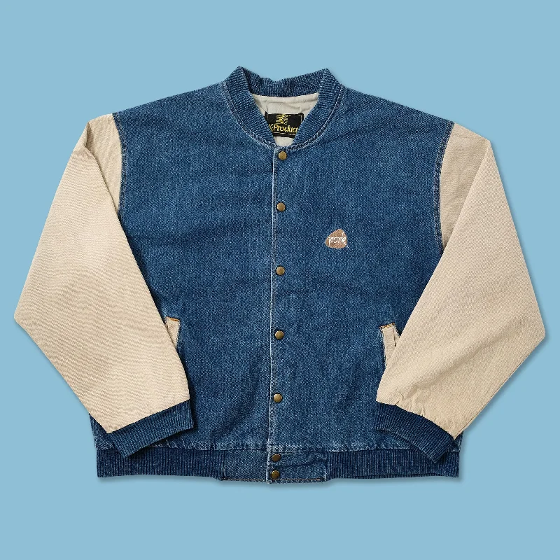 - Automatic induction pet water dispenserVintage Denim Varsity Jacket XLarge
