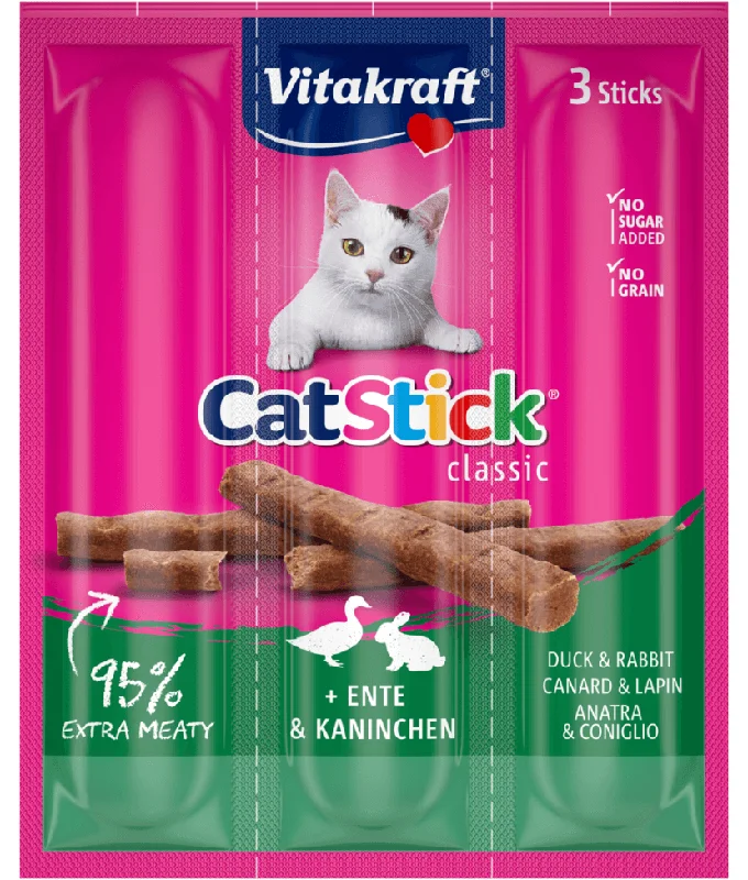 Cat FoodVitakraft - Cat Stick Classic With Mini Rabbit & Duck 18g