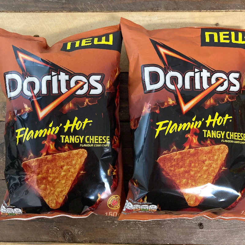 - Pet tear stain cleaning wipes4x Doritos Flamin' Hot Tangy Cheese Tortilla Chips £2 Share Bags (4x150g)