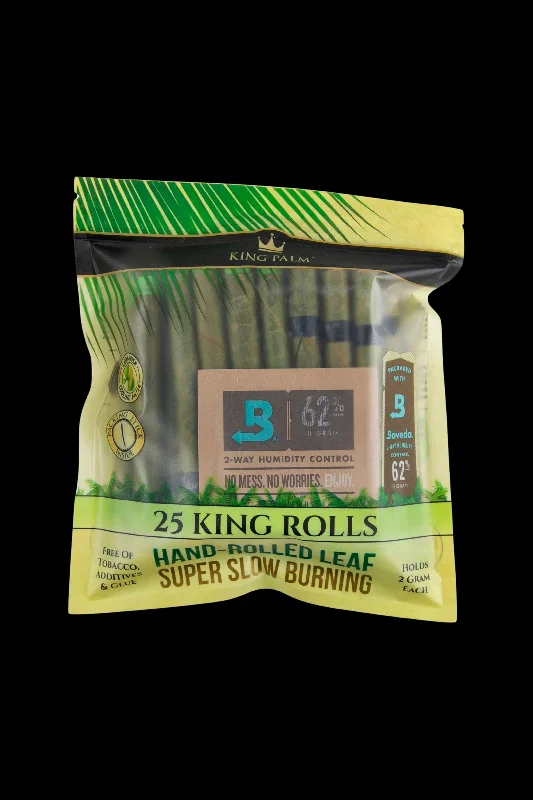 Pet ProductsKing Palm King Size Natural Pre Roll Palm Leaf Tubes - 25 Pack