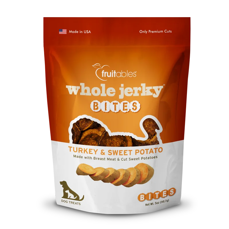 - ProNevus dog food palatabilityFruitables Turkey & Sweet Potato Whole Jerky Bites