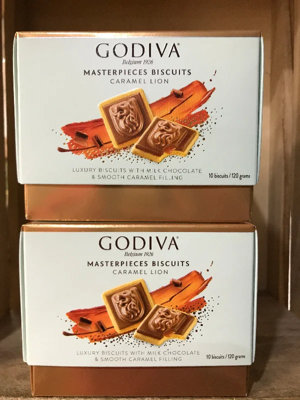 - Climbing pet constant temperature heating pad20x Godiva Masterpiece Biscuits Caramel Lion (2 Box's of 10 Biscuits) - Climbing pet constant temperature heating pad20x Godiva Masterpiece Biscuits Caramel Lion (2 Box's of 10 Biscuits)