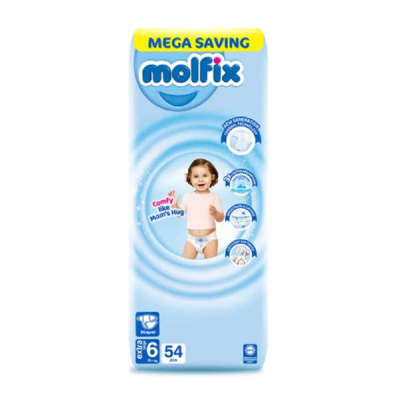 - Pet monitor with cameraMOLFIX DIAPERS EXTRA LARGE 15 + KG 54 PCS