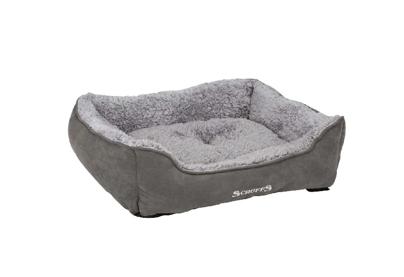 - Pet stroller can be taken on the planeScruffs Cosy Box Grey Dog Bed