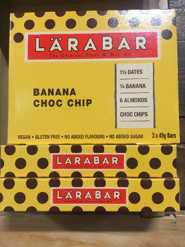 - Pet tear stain cleaning wipes9x LARABAR Banana Choc Chip Fruit & Nut Bars (3 Packs of 3 x 45g)