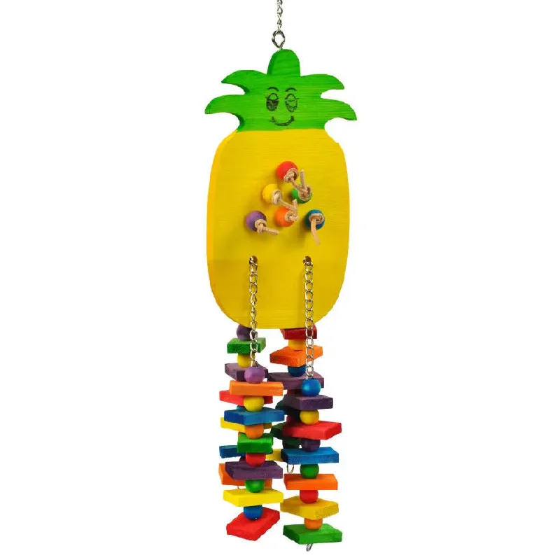 - Teething and chewing toys for puppiesA & E Cages Happy Beaks Pineapple Bird Toy