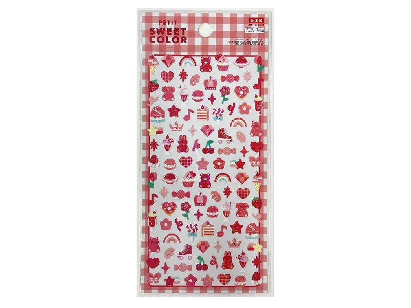  -Non-contact cat thermometerPetit Sweet Color Sticker - Red