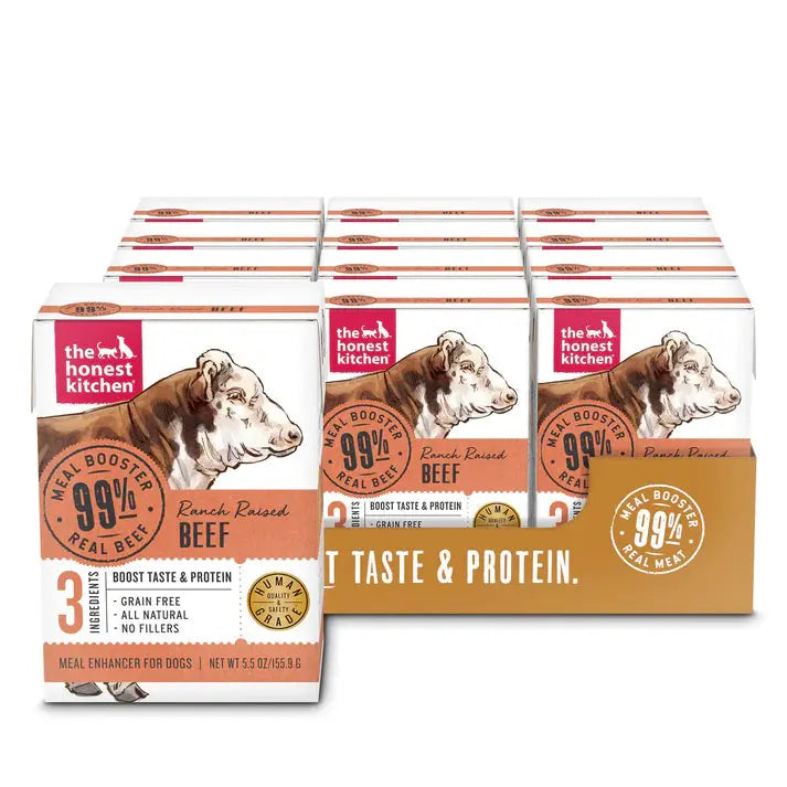 - Summer pet ice matThe Honest Kitchen Meal Booster: 99% Beef Wet Dog Food Topper 12/5.5oz