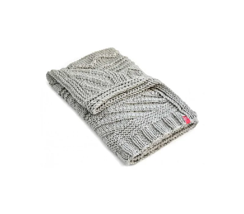 - Degradable pet feces bagWooldog Chunky Hand-Knitted Cornfield Pet Blanket Silver Grey - Degradable pet feces bagWooldog Chunky Hand-Knitted Cornfield Pet Blanket Silver Grey