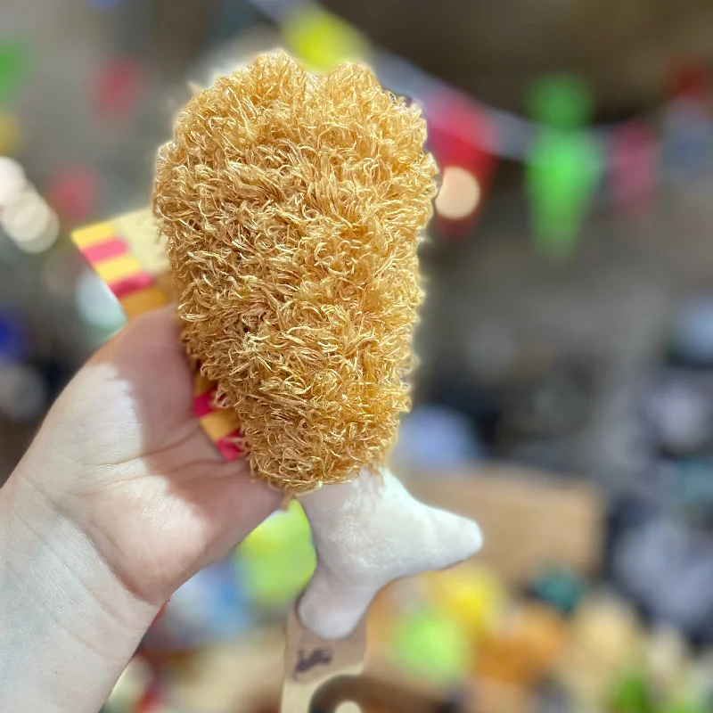 - Travel pet toy recommendationsP.L.A.Y Fluffy's Fried Chicken Dog Toy