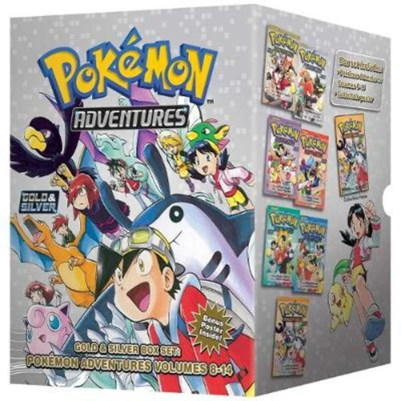 - Pet tear stain cleaning wipesPokemon Adventures Gold & Silver Box Set (Set Includes Vols. 8-14)