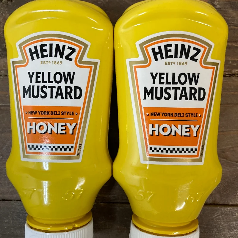 - Foldable and portable cat bag2x Heinz New York Deli Style Yellow Honey Mustard Bottles (2x240g) - Foldable and portable cat bag2x Heinz New York Deli Style Yellow Honey Mustard Bottles (2x240g)