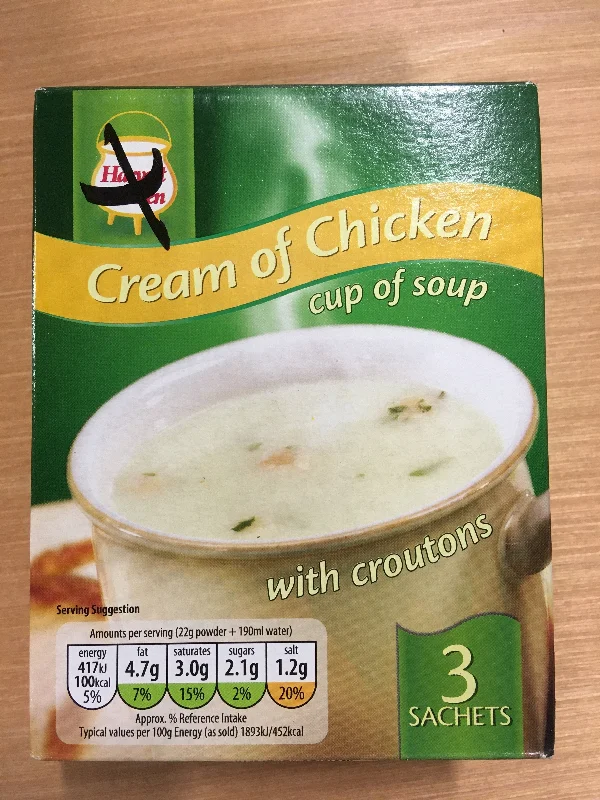 - Parrot climbing and standing wooden frameHarvest Kitchen Cream of Chicken Soup in a Cup 3x Sachets 66g