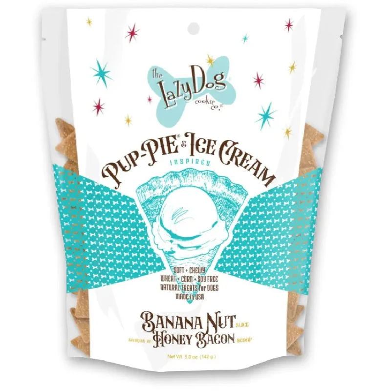 - Pet tear stain cleaning wipesLazy Dog Pup-PIE & Ice Cream Slices Banana Nut w/ Honey & Bacon Dog Treats - Pet tear stain cleaning wipesLazy Dog Pup-PIE & Ice Cream Slices Banana Nut w/ Honey & Bacon Dog Treats