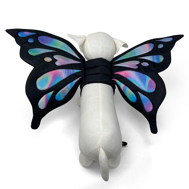 Pet winter warm clothesButterfly Wings Dog Costume
