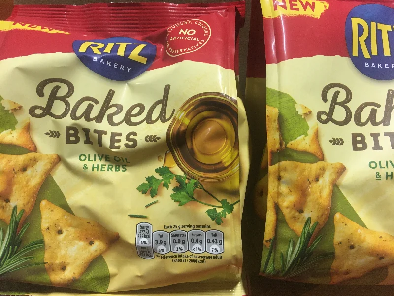 - Pet diabetes prescription food2x Ritz Baked Bites Olive Oil & Herbs (2x100g)