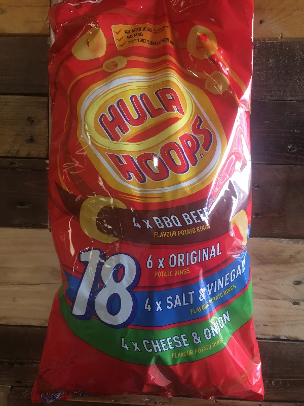 - Summer pet ice matHula Hoops Crisps Variety 18x24g