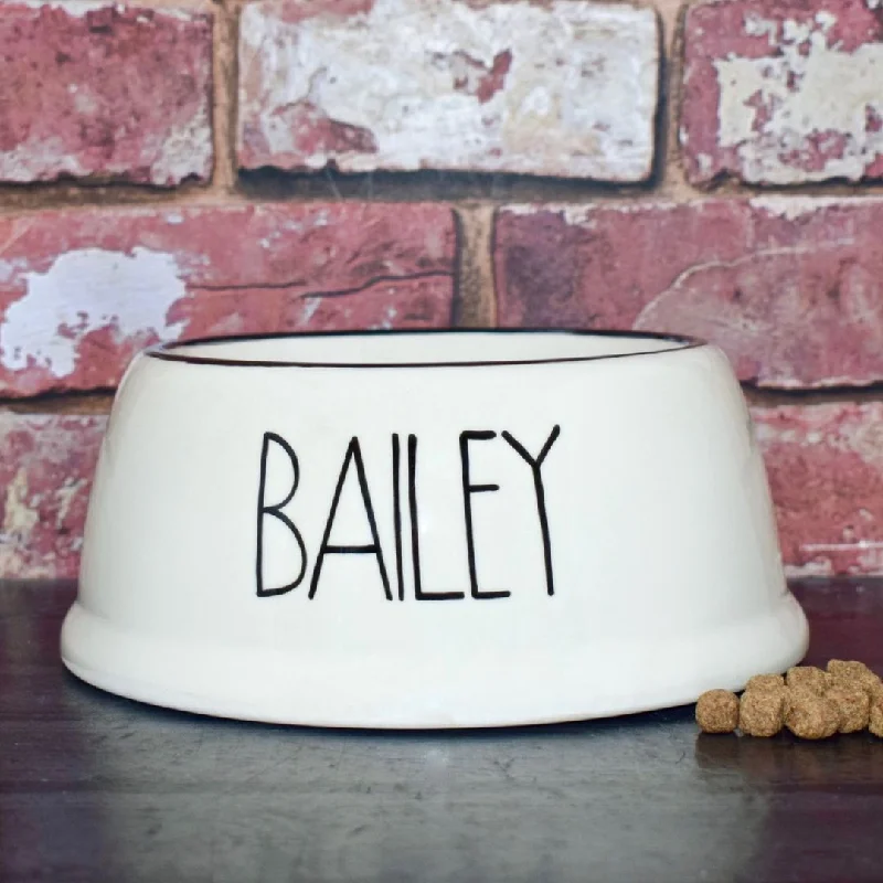 - Elderly dog ​​joint care mattressPersonalised Skinny Font Slanted Dog Bowls