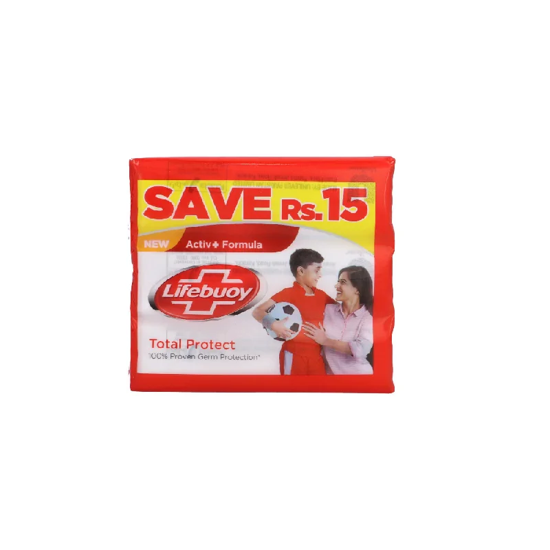 - Air box TSA certified check-inLIFEBUOY SOAP TOTAL 10 TRIO PACK 3X128 GM
