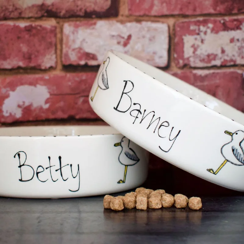 - Deodorizing cat litter tofu litterPersonalised Seagull Stamp Dog Bowls