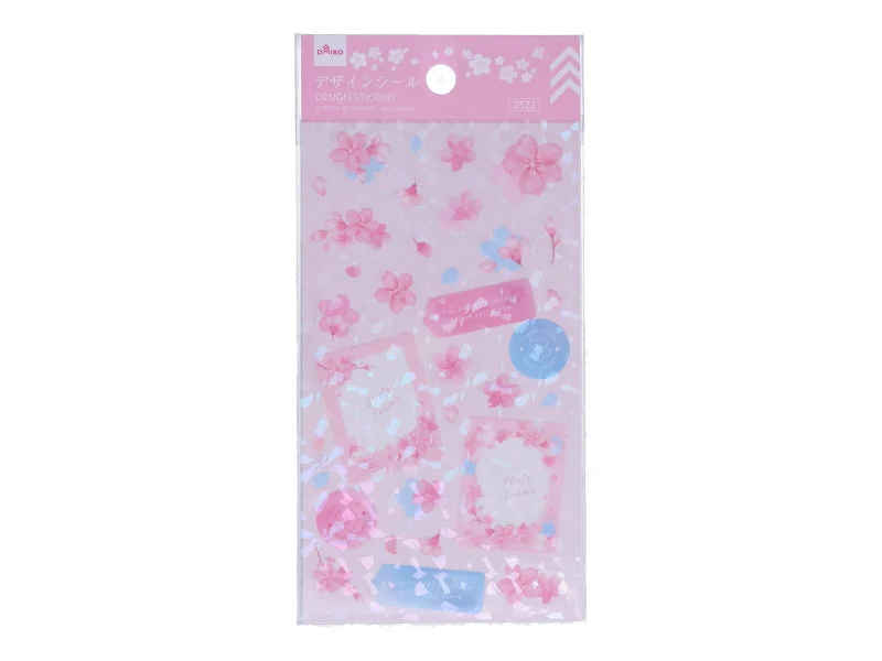 - ​​Christmas pet Christmas clothingDesign Stickers Cherry Blossom Hologram