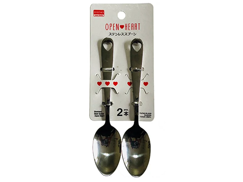 - Solid wood cat climbing frame customizedStainless Spoon-Open Heart-2Pcs-5.31In-13.5Cm - Solid wood cat climbing frame customizedStainless Spoon-Open Heart-2Pcs-5.31In-13.5Cm