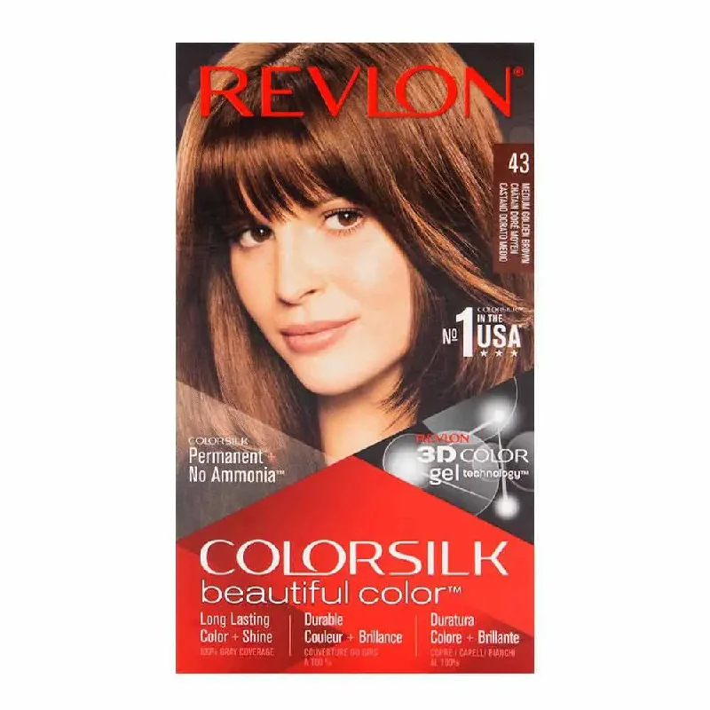 - Air box TSA certified check-inREVLON HAIR COLOR SILK MEDIUM GOLDEN BROWN 43