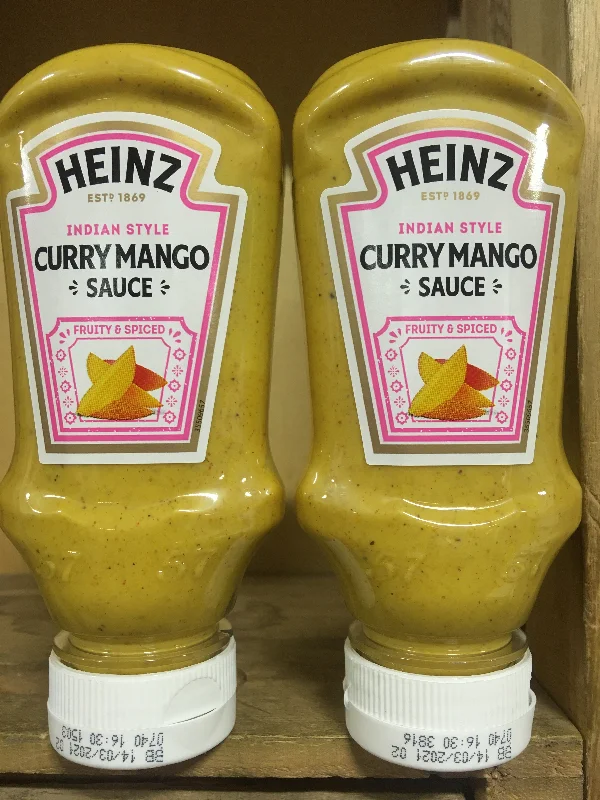 ---2x Heinz Indian Style Curry Mango Sauce (2x225g)