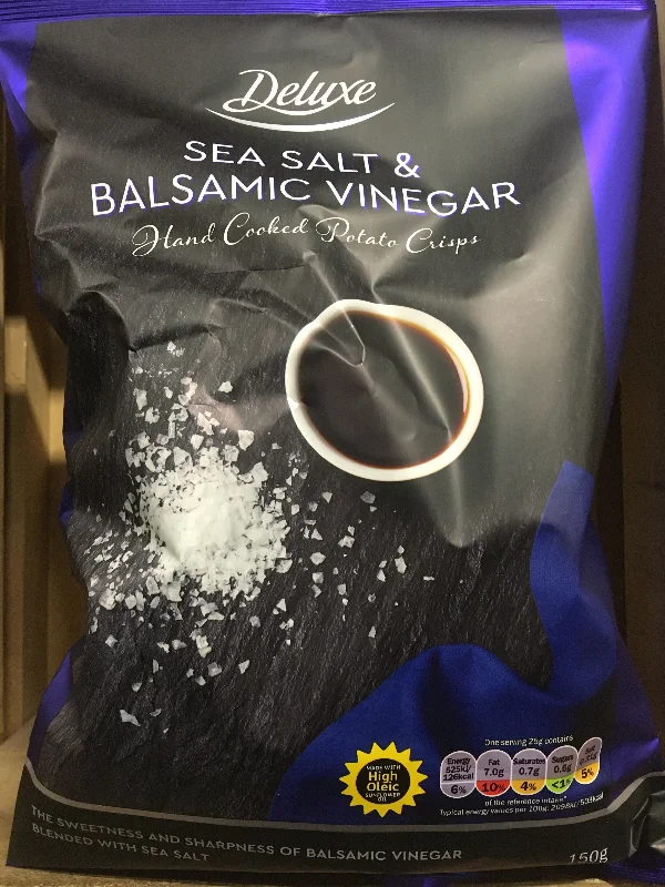 - Pet stroller can be taken on the planeDeluxe Sea Salt & Balsamic Vinegar Hand Cooked Crisps 150g - Pet stroller can be taken on the planeDeluxe Sea Salt & Balsamic Vinegar Hand Cooked Crisps 150g