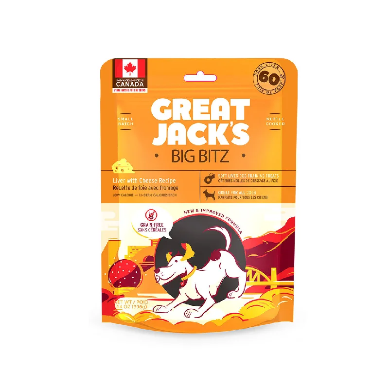 - Dog food recommendations for multi-dog householdsGreat Jack's Big Bitz Dog Treats - Liver with Cheese Recipe - Dog food recommendations for multi-dog householdsGreat Jack's Big Bitz Dog Treats - Liver with Cheese Recipe